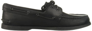 Sperry Top-Sider Men's A/O Leather Black Boat Shoe