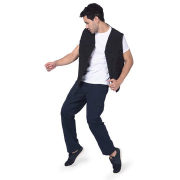 Timberland Men Black Outdoor Utility Vest