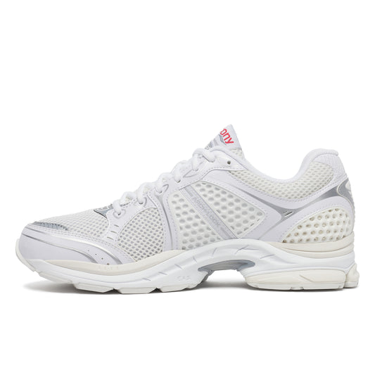 Saucony Originals  Unisex Progrid Triumph 4 Sneaker Shoes  Progrid White/Silver