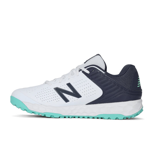 New Balance Men 4020 White Cricket Shoes.
