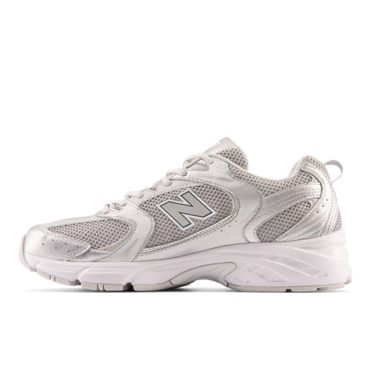 New Balance Unisex 530 Silver Metal Sneakers(MR530RS)