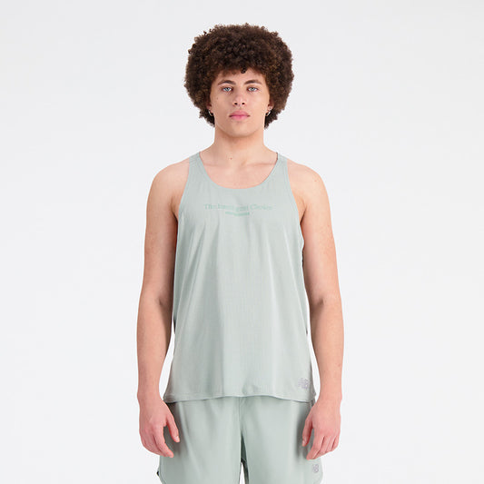 New Balance Men's Juniper Heather Tanks