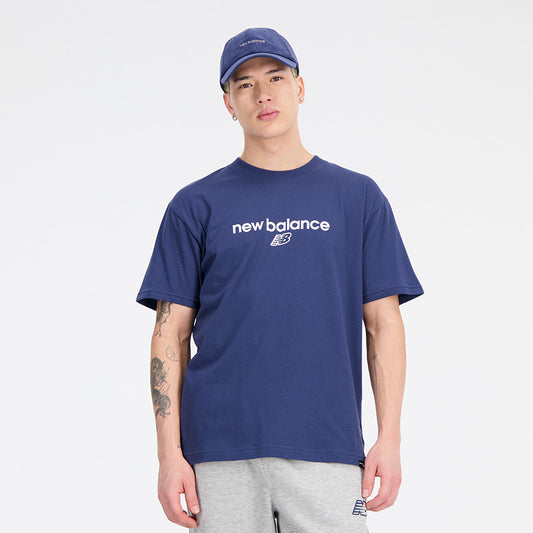 New Balance Men's Nb Navy T-shirt