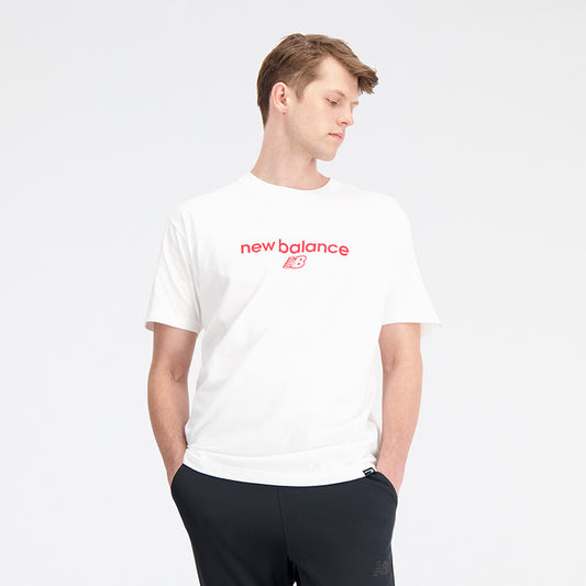New Balance Men's White T-shirt