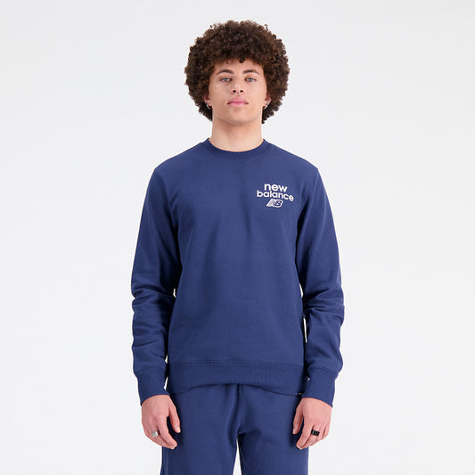 New Balance Men's Nb Navy Sweatshirt
