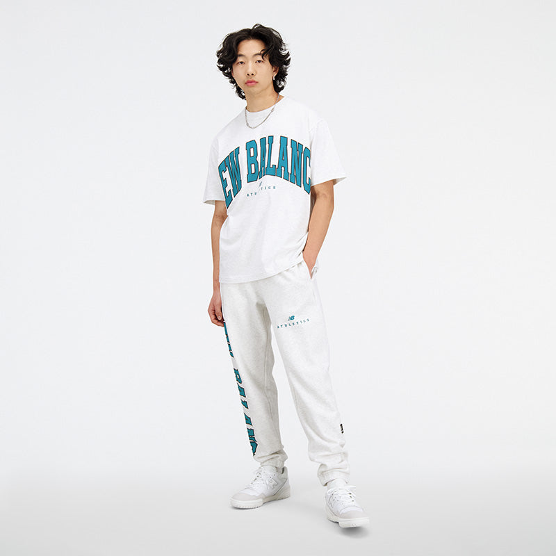 New Balance Unisex White Sweatpant