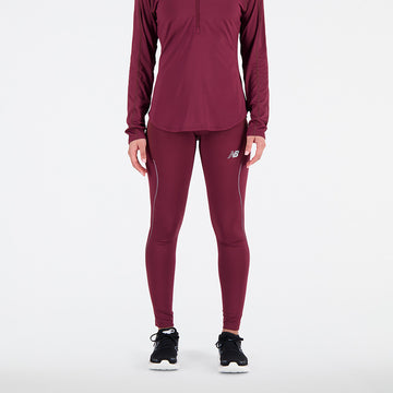 New Balance Women's Nb Burgundy Tights