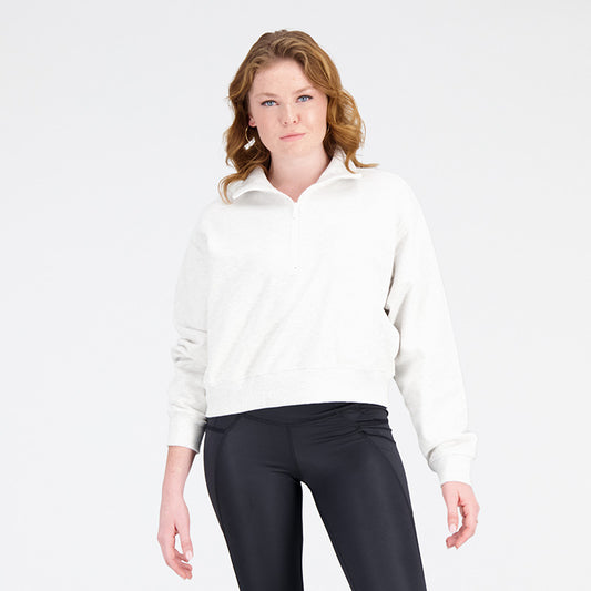 New Balance Women's White L/S TOP