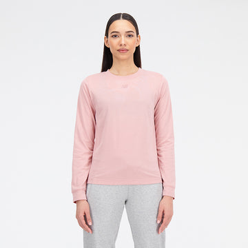 New Balance Women's Pink L/S Top