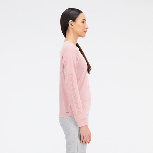 New Balance Women's Pink L/S Top