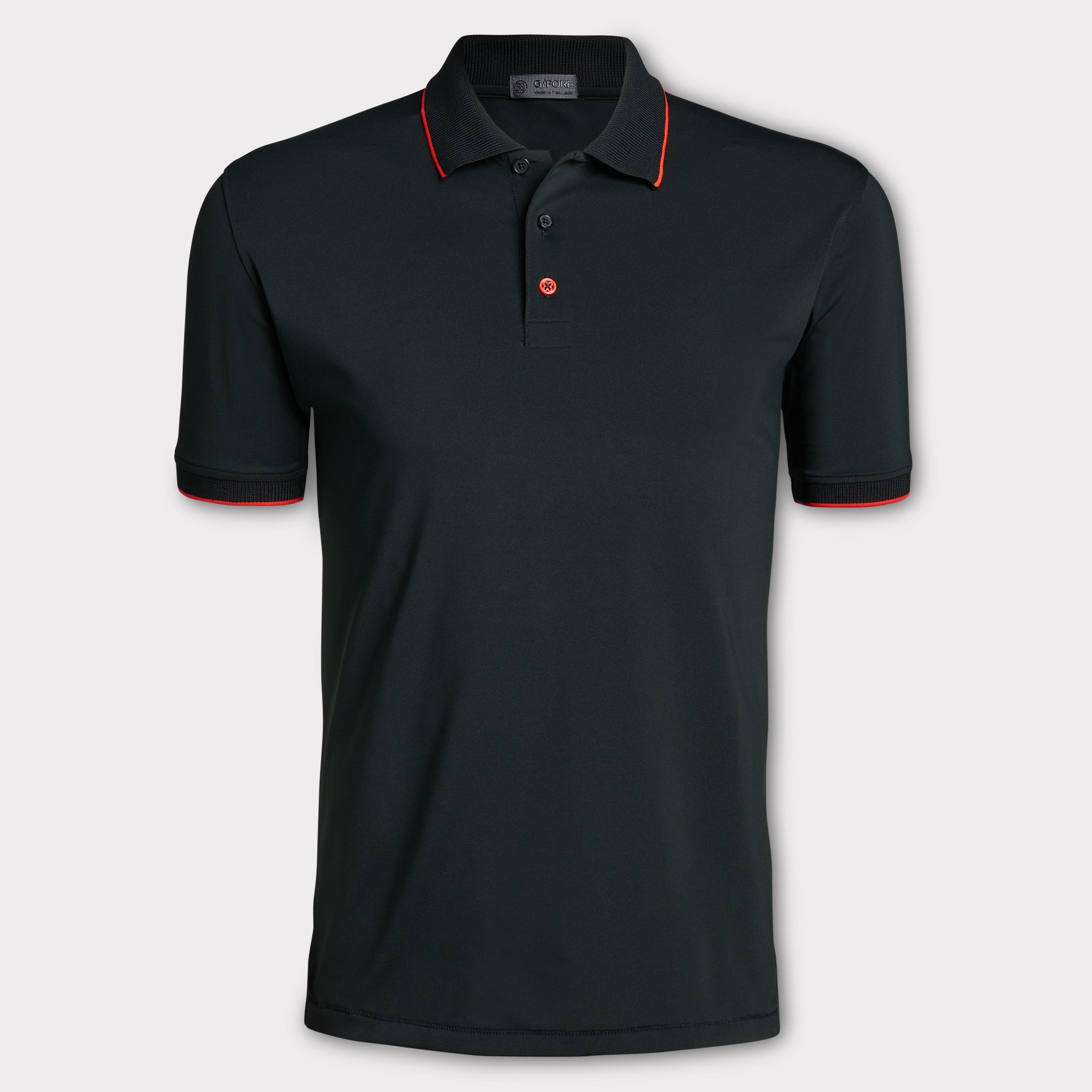 GFORE MEN PLEATED COLLAR POLO T-SHIRT