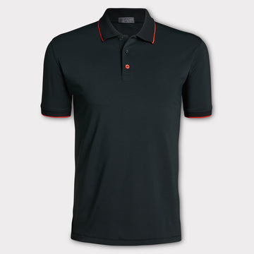 GFORE MEN PLEATED COLLAR POLO T-SHIRT