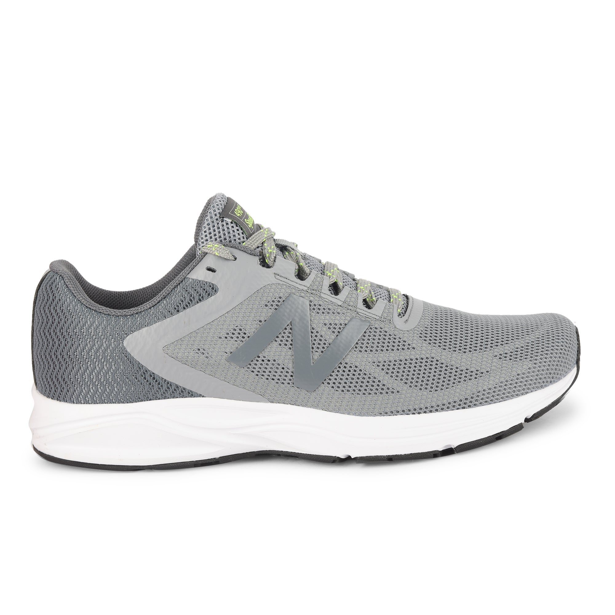 New Balance Men 490 Steel/Lead/Blk Running Shoes