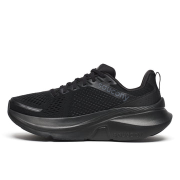 Saucony Men Guide 17 Running Shoes  Pwrrun+ Black/Black
