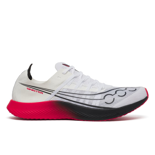 Saucony Men Sinister Running Shoes  Pwrrun Pb White/Black