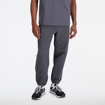 New Balance Black Man's Trackpant-MP33553