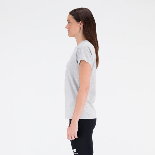 New Balance Grey Woman's Tshirt-WT31546