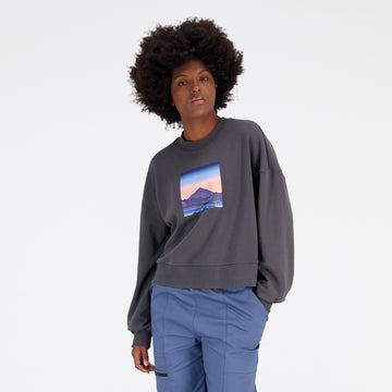 New Balance Black Woman's Tshirt-WT31506