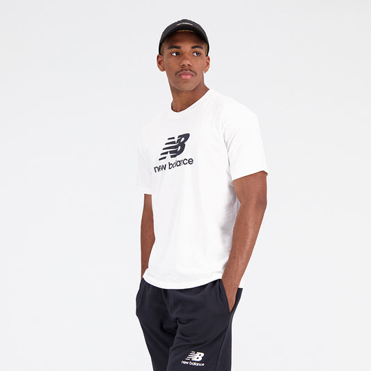 New Balance White Man's Tshirt-MT31541