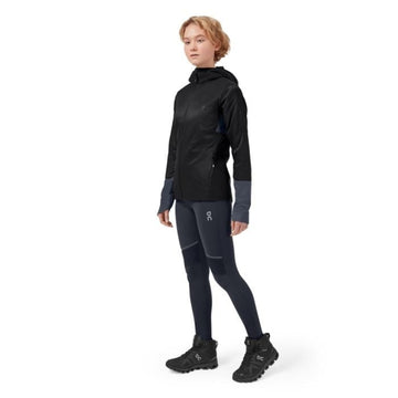 ON Women Black Polymide Jacket Jacket