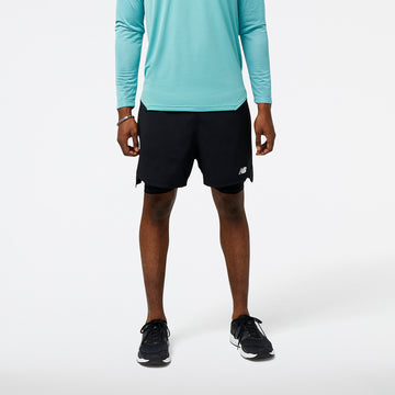 New Balance Black Man's Shorts-MS31244