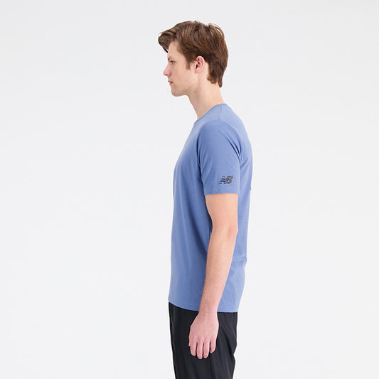 New Balance Blue Man's Tshirt-MT33071