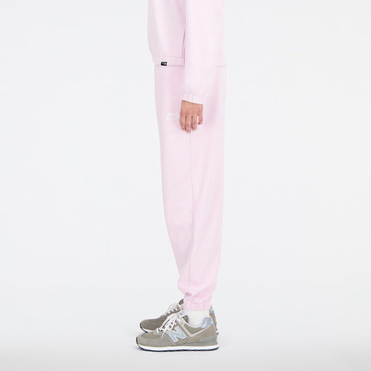 New Balance Pink Woman's Trackpant-WP33504