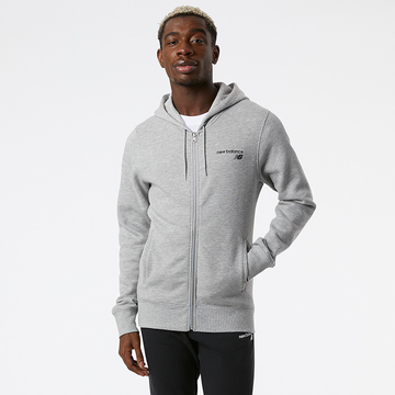 New Balance Grey Man's Jacket-MJ03907