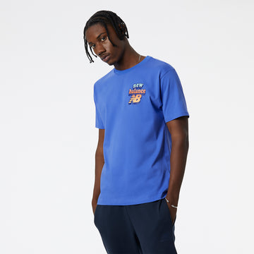 New Balance Blue Man's Tshirt-MT21563