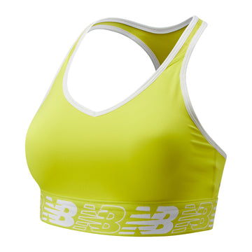 New Balance Green Woman's Sports Bra-WB11034