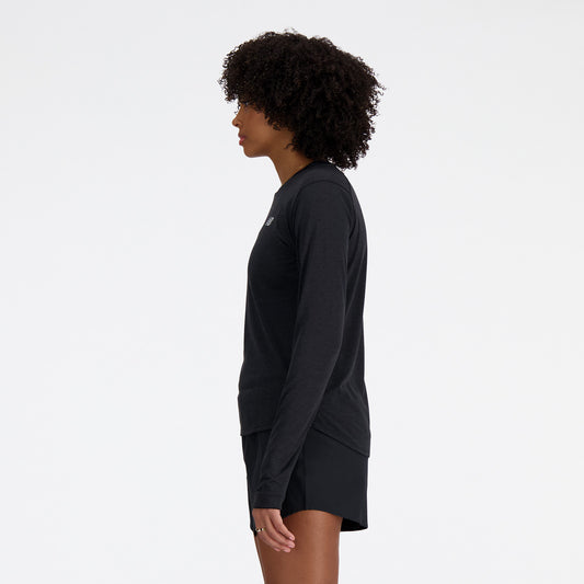 New Balance Black Woman's Tshirt-WT41256