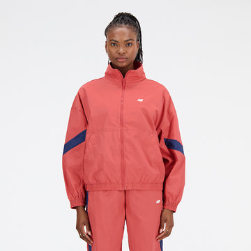 New Balance Orange Woman's Hoodie-WJ31500