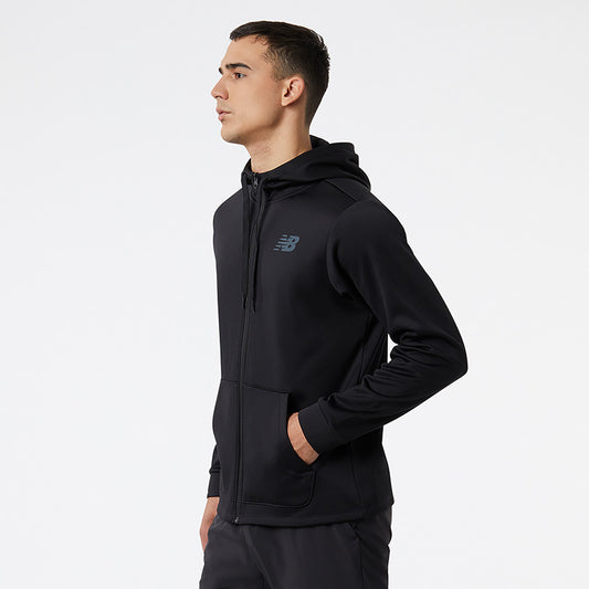 New Balance Black Man's Hoodie-MJ23020
