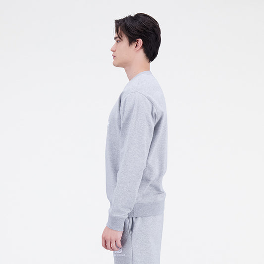 New Balance Grey Man's Sweatshirt-MT31538