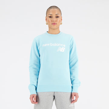 New Balance Blue Woman's Sweatshirt-WT03811