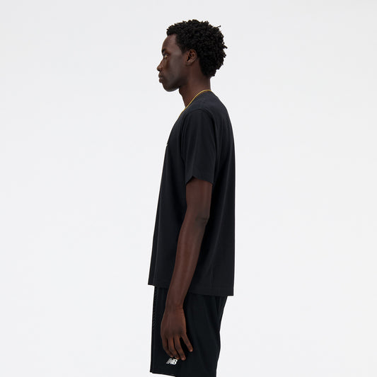 New Balance Black Man's Tshirt-MT41526