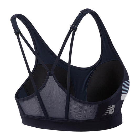New Balance Black Woman's Sports Bra-WB11038