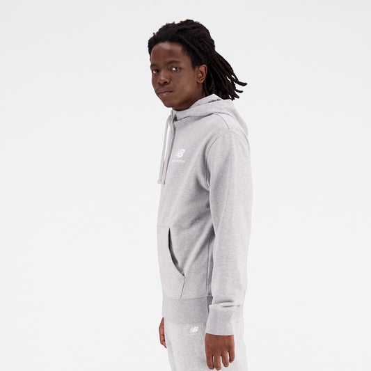 New Balance Grey Man's Hoodie-MJ31536