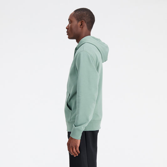 New Balance Green Man's Hoodie-MJ31536