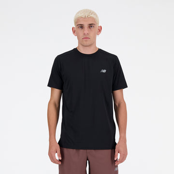 New Balance Black Man's Tshirt-MT41222