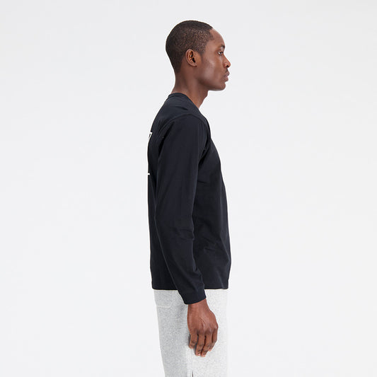 New Balance Black Man's Tshirt-MT33510