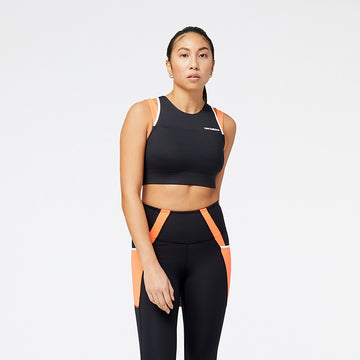New Balance Black Woman's Sports Bra-WB21110