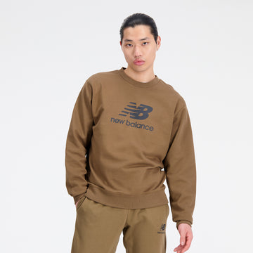 New Balance Brown Man's Sweatshirt-MT31538