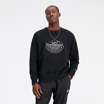 New Balance Black Man's Sweatshirt-MT33506