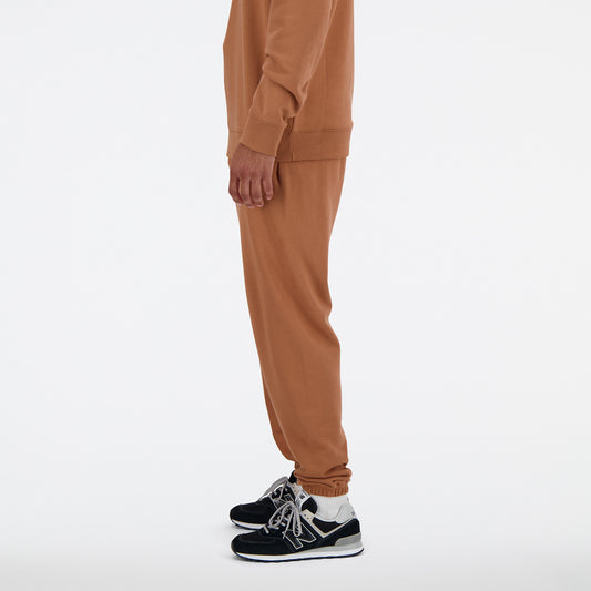 New Balance Brown Man's Trackpant-MP41519