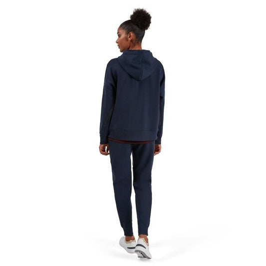 ON Women Navy Cotton Blend Hood Hoodie