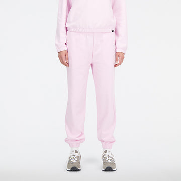 New Balance Pink Woman's Trackpant-WP33504