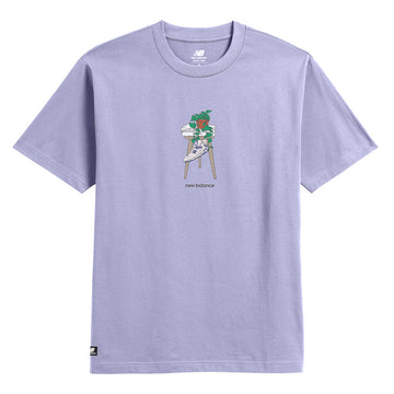 New Balance Violet Man's Tshirt-MT31574