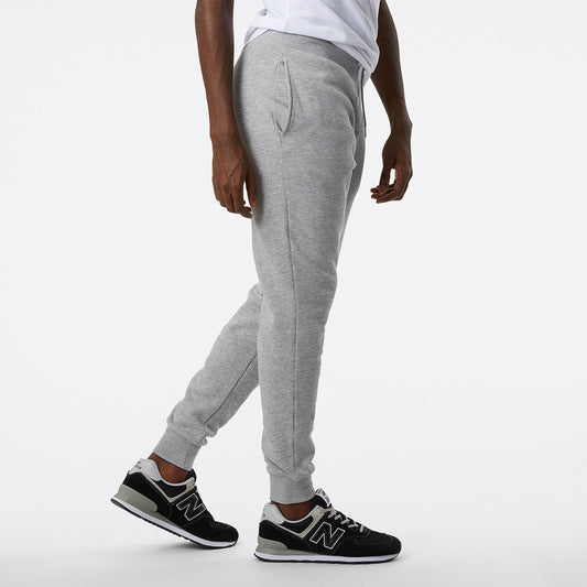 New Balance Grey Man's Trackpant-MP03904