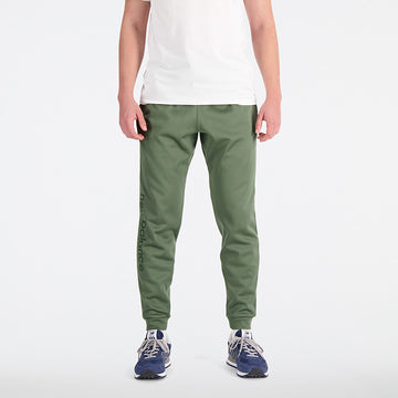 New Balance Olive Man's Trackpant-MP23022